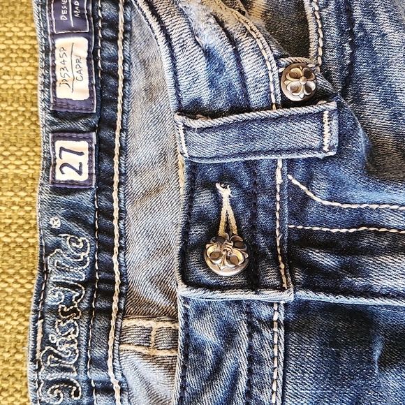 Miss Me Capris JP5345P Jeans Sz 27 - Picture 5 of 17